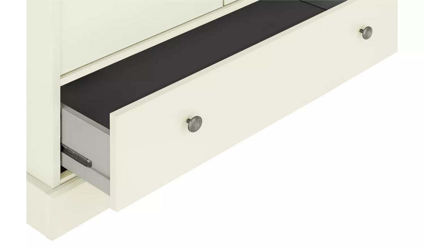 Kensington 2 Door 1 Drawer Wardrobe - Oak Effect & Ivory